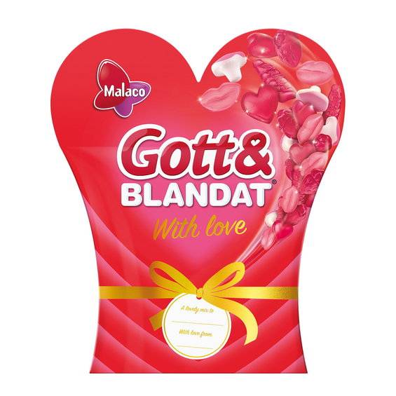 Malaco Gott & Blandat – With Love! 200 gram