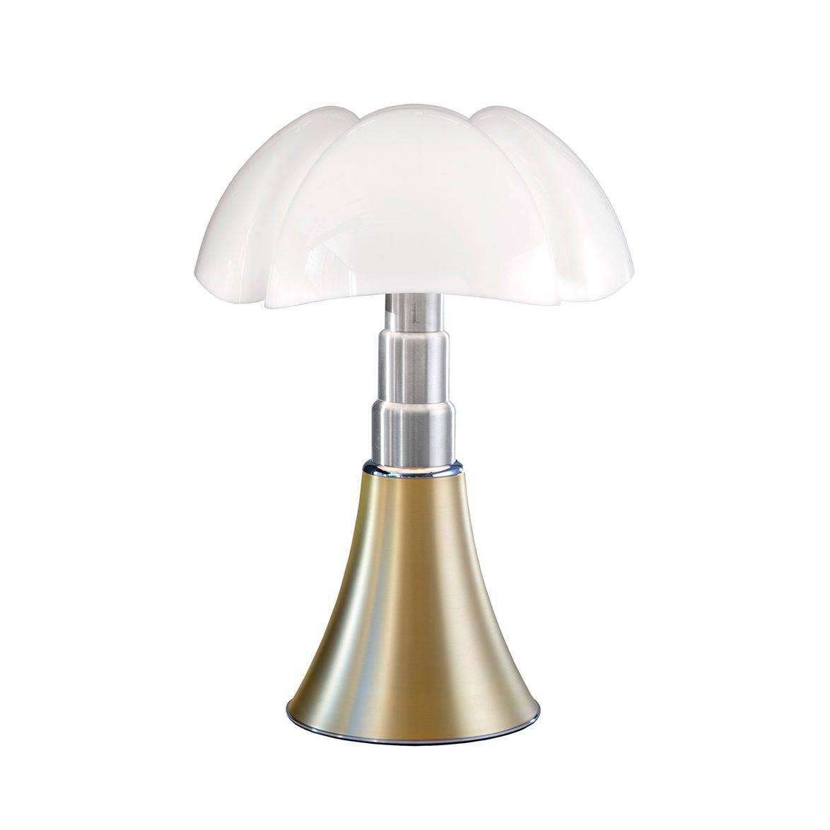 Martinelli Luce Pipistrello bordslampa, borstad mässing
