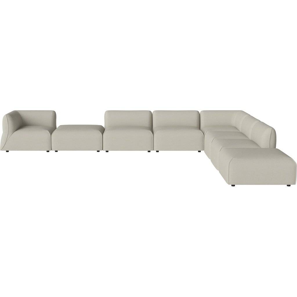 Arke utesoffa 8 moduler med open end 450 x 360 cm - höger