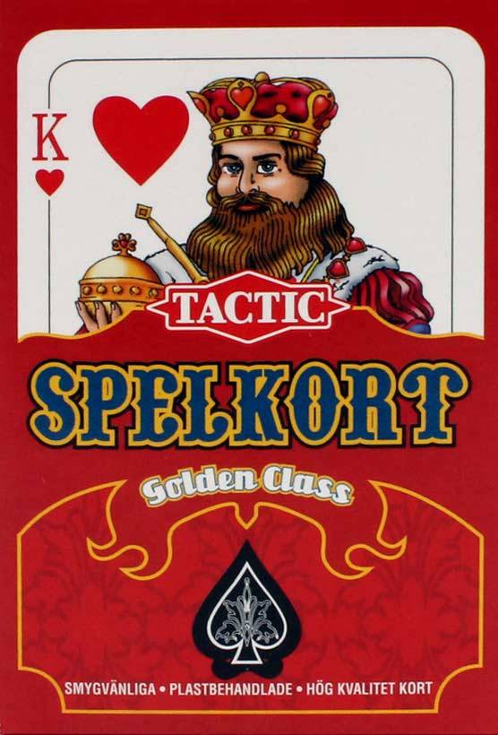 Tactic Golden Class Spelkort Röd