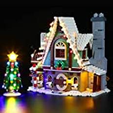 BRIKSMAX LED-belysningskit för LEGO Creator Expert Elf Club House (fjärrkontroll version) – kompatibel med Lego 10275 byggstenar modell – inkluderar inte Lego setet