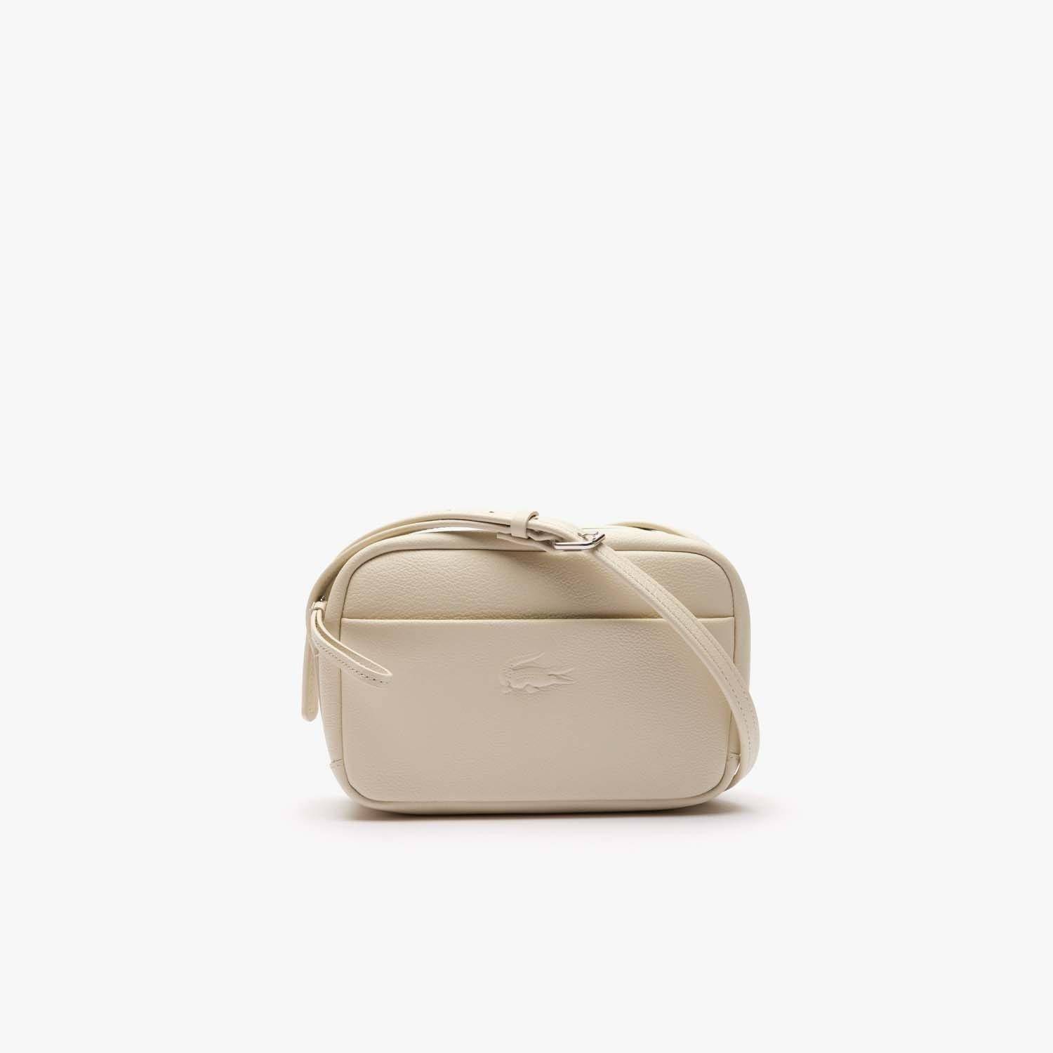 Lacoste City Court Grain Leather Shoulder Bag