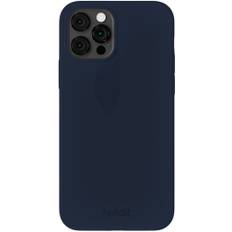 HoldIt Silicone Case Iphone 12/12 Pro Midnight Blue 76x13x140 mm - Mobil Covers hos Magasin