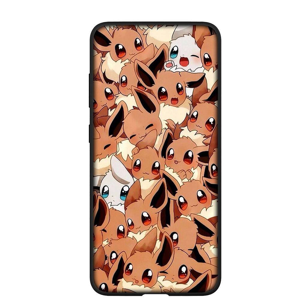 Mobilskal för Samsung Galaxy S25 S23 S22 S24 Ultra FE Plus A05 A06 A15 A16 A36 A37 A35 A52 A54 A55 A56 A57 A25 A53 A17 Eevee Pokemon GO Pikachu Fodral for Samsung Galaxy S9 Plus bolus