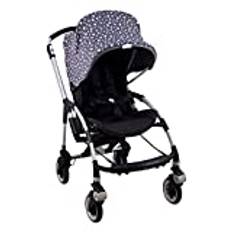 JYOKO KIDS Huva för barnvagn och barnvagn kompatibel med Bugaboo Bee 3, Bee Plus, Bee 5 (Winter Sky)