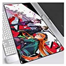 IGIRC musmatta gudinna anime 800 x 300 mm musmatta, slät texturyta Mousepad, slitstark specialyta, 3 mm tjock bas, maximal precision och hastighet, E