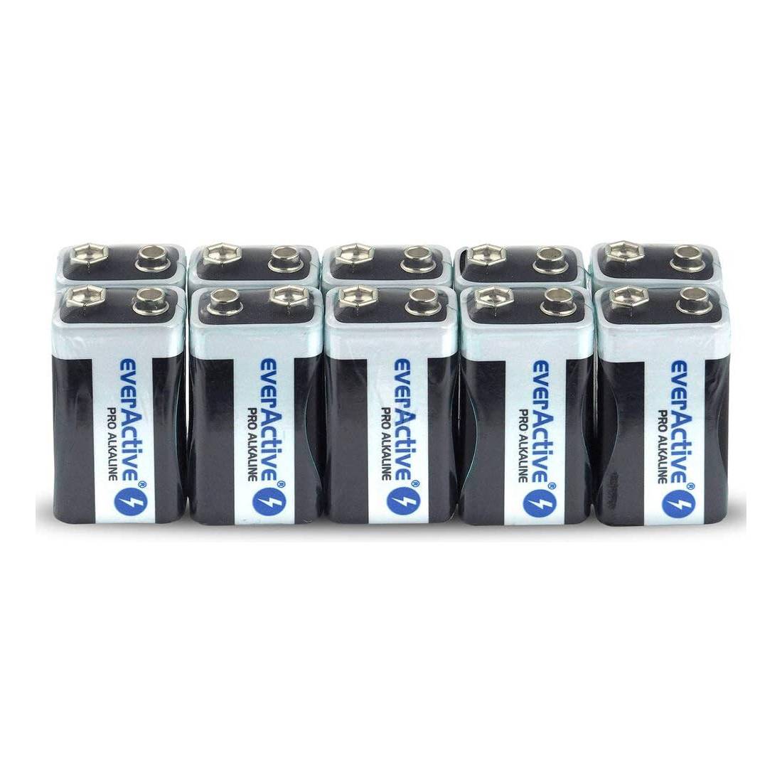 EverActive PRO Alcaline 9V Batteri (10-Pack)