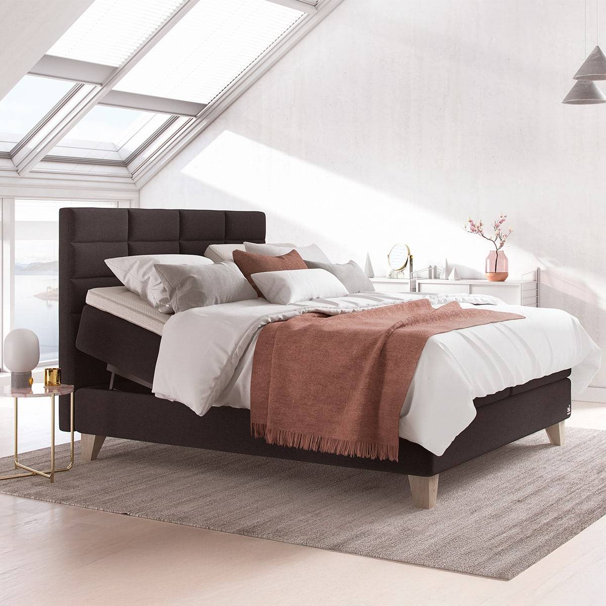 Elevationsseng - 160x200 - Svane Zense Ocean.