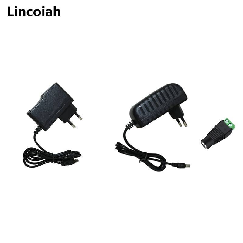 Ac 110v 220v till dc 12v 1a 2a 3a transformator strömförsörjning led drivrutin adapter 12 volt 12 v konverter laddare för led strip lampor - Au plugg / 12v 1a och omvandlare