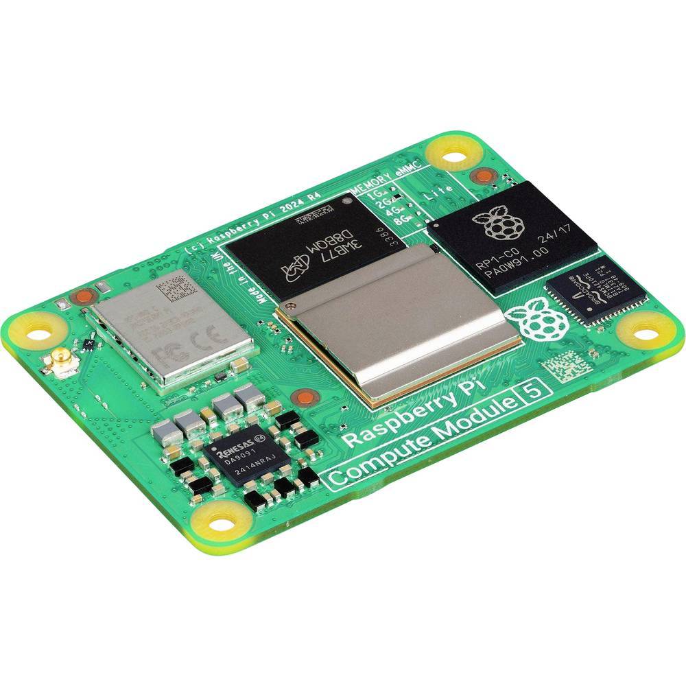 Raspberry Pi® Compute Modul 5 CM5008000 (8 GB RAM / 0 GB eMMC) 4 x 2.4 GHz