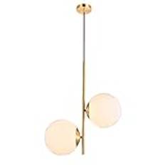 Dekorativ lampa enkelbelysning Led modern ljuskrona lampa, modern 2 i 1 sputnik ljuskronor och semi infälld taklampa kompatibel med matsals taklampa ljuskrona Compat