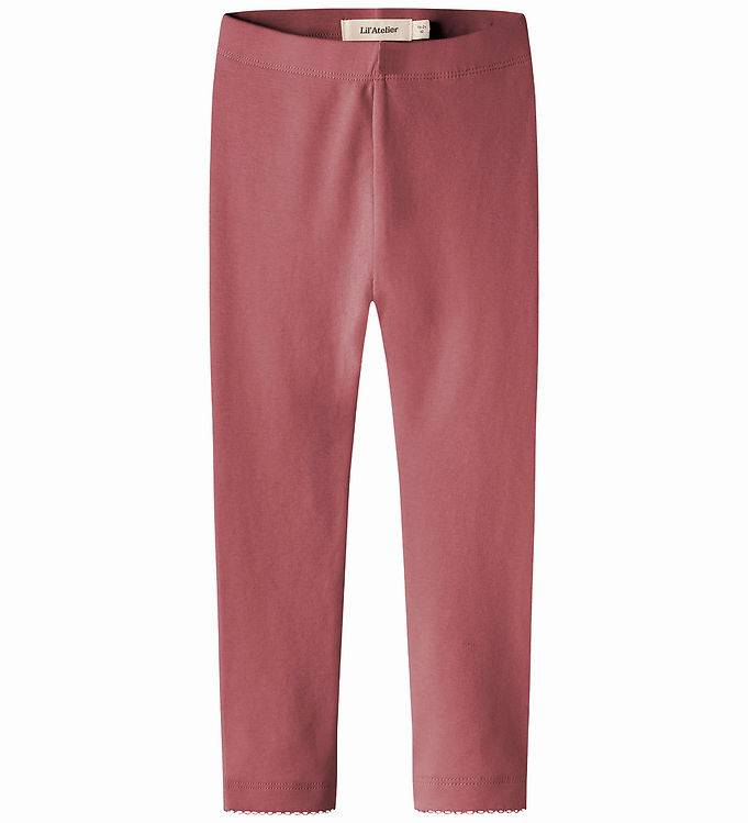 Lil' Atelier Leggings - NmfGayo - Slim - Vissnad Rose - Lil Atelier - 6 år (116) - Leggings
