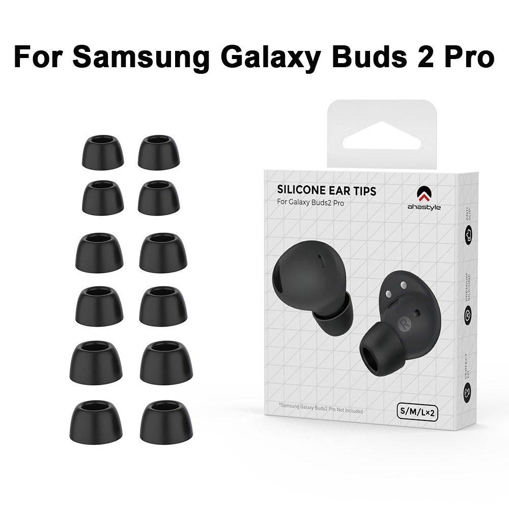 3/6Pairs Silicone Ear Tips for Samsung Galaxy buds 2 pro Earphone Eartips Earbuds Tips Accessory for Galaxy buds 2pro
