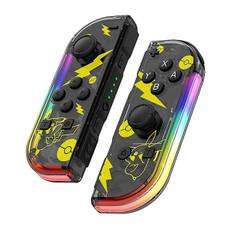 Trådløs håndkontrol kompatibel med Nintendo Switch, Oled, Lite Gamepad Joystick (venstre/højre) Udskiftning med RGB højre Z