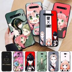 AD81 SPY×FAMILY Black Case for iPhone 16 15 Plus 14 13 12 11 Pro 8 7 6S SE 5S X XR XS Max Realme C30 C33 C31 9I Huawei Y8P Y9 Sofe Cover iPhone 13 Mini brungul