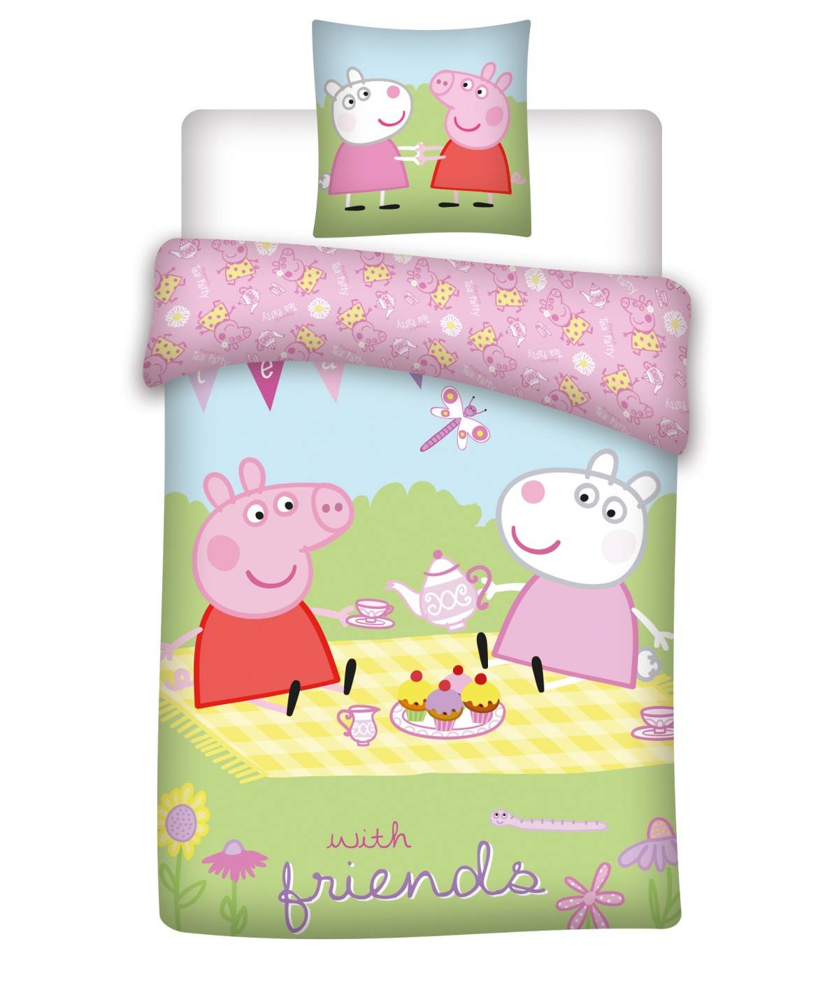 Bed Linen - Junior Size 100 x 140 cm - Peppa Pig