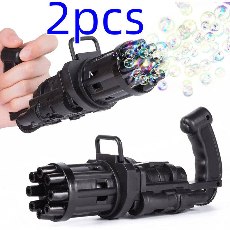 Kids Toy Bath Toys Bubble Gum Machine Toys For Kids Plastic Machine Gun Toy - Black 2pcs