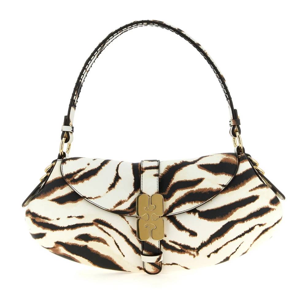 Ganni B-Kat Skuldertaske - Tasker - Dame - Flerfarvet - ONE SIZE - Uld