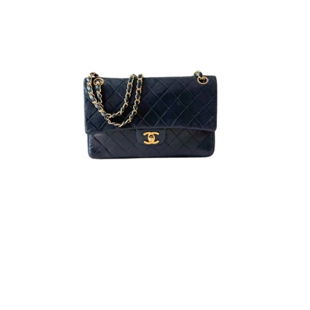 Chanel Vintage Pre-owned Timeless Classic 25 Skuldertaske - Vintage - Dame - Sort - ONE SIZE - Uld