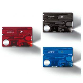 Genuine Victorinox Swiss Card Lite 13 tools swisscard with LED gift packaging