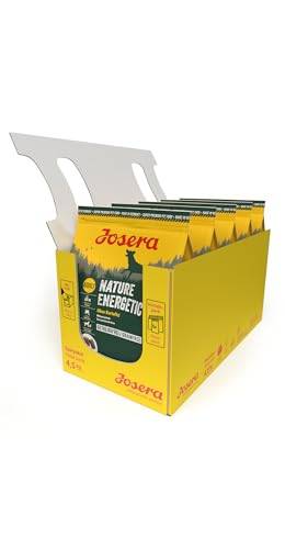 JOSERA Nature Energetic (5 x 900 g) | kornfritt hundfoder utan potatis | Super Premium torrfoder för vuxna hundar | 5-pack