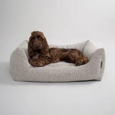 Nordog Billy // Bouclé hundeseng med memory foam (taupe) - M