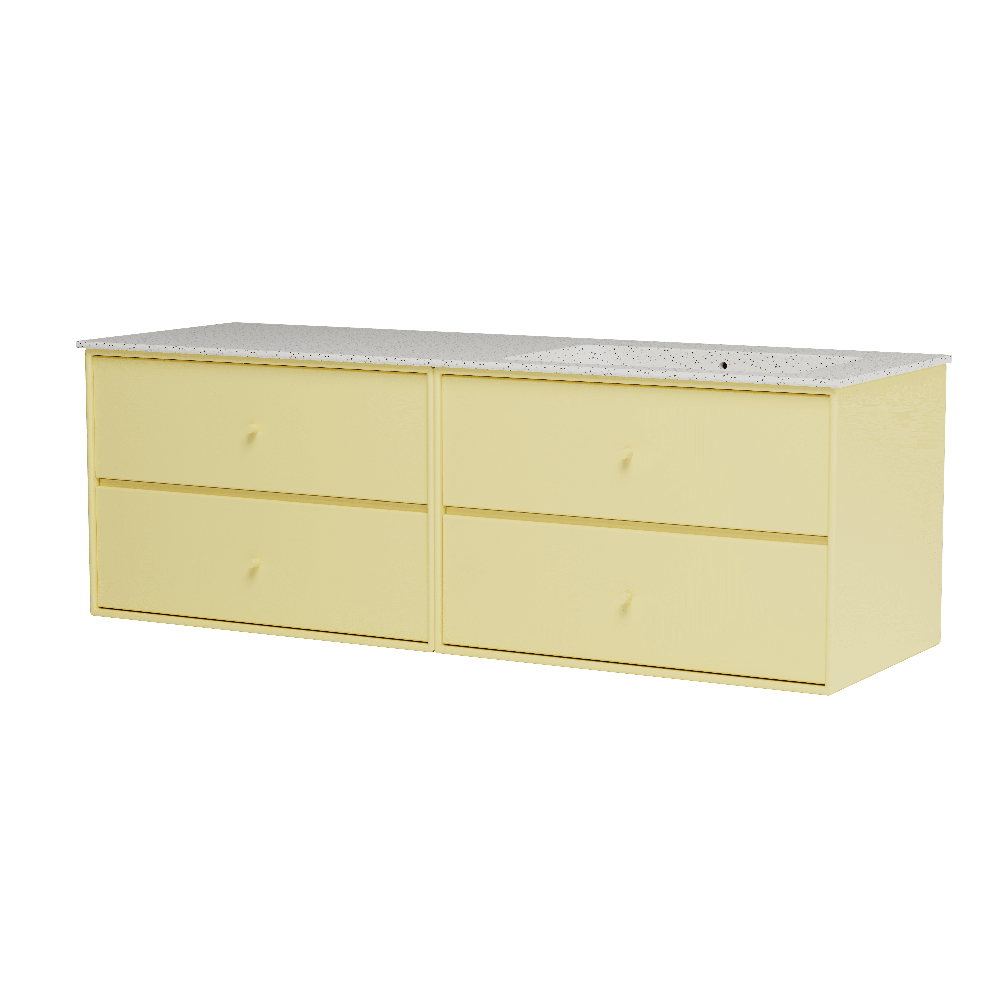 Montana Basin SU2402 – badmodul med vask, 141 cm Camomile - Jacobsen Plus