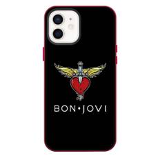 Bon Jovi Phone Case For iPhone Samsung Galaxy Pixel OnePlus Vivo Xiaomi Asus Sony Motorola Nokia - Bon Jovi Heart And Dagger Illustration Art Logo On Black Background