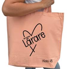 En älskad Lärare/Pedagog - Tygpåse Lärare - Rosa
