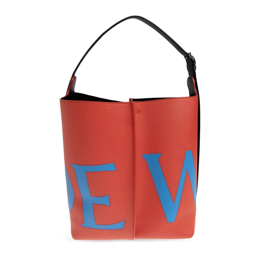 Loewe Bilbao Large Bag - Tasker - Dame - Rød - ONE SIZE - Læder