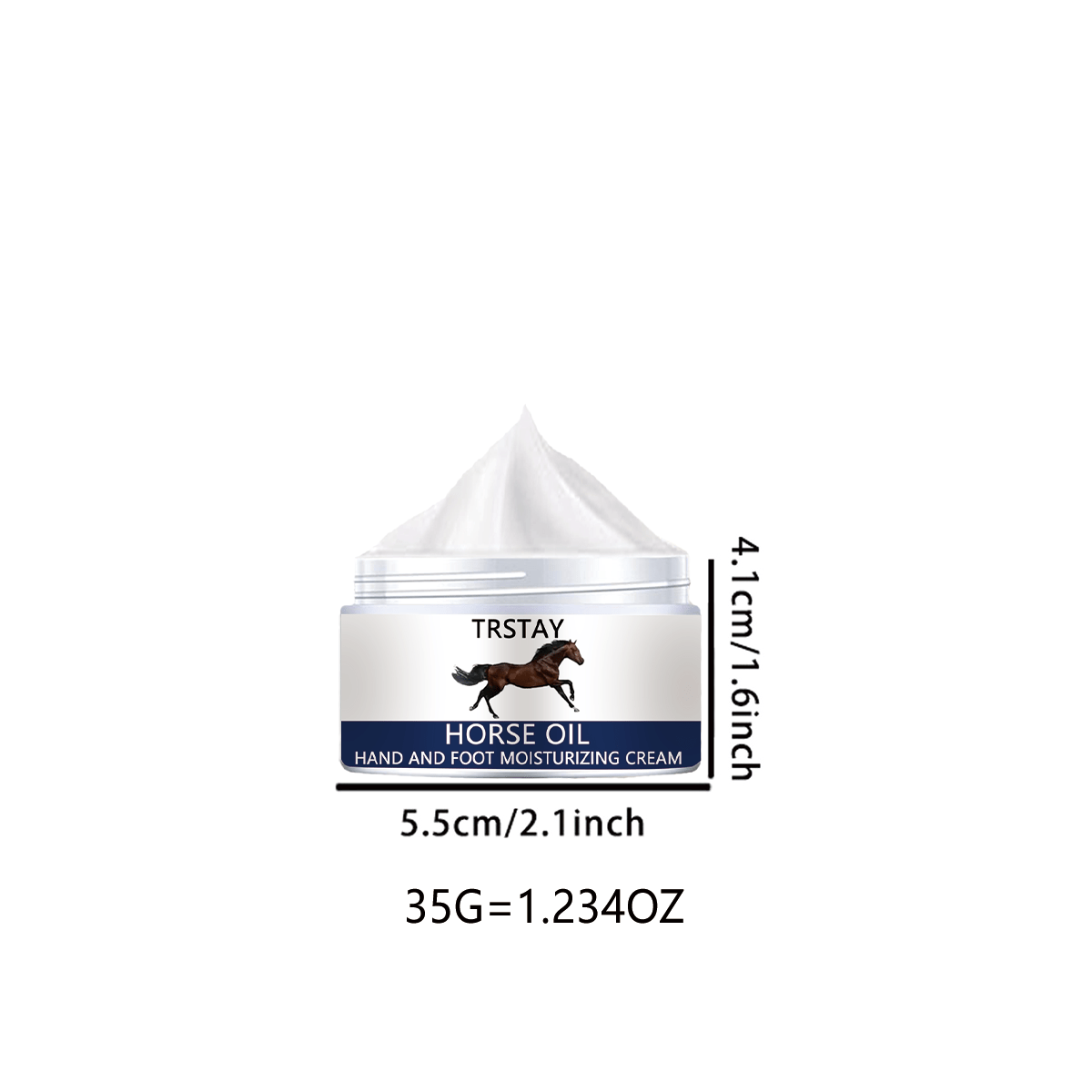 TEMU Trstay Moisturizing Cream, Suitable For Hand And Foot Care, It Contains Honey And A Gentle Formula With A , Make The Skin , Featuring And Non-greasy Texture.