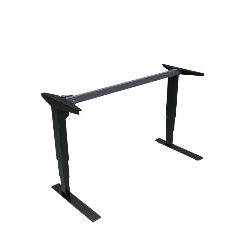 ConSet hæve-sænke stel 501-37 bredde 129cm sort