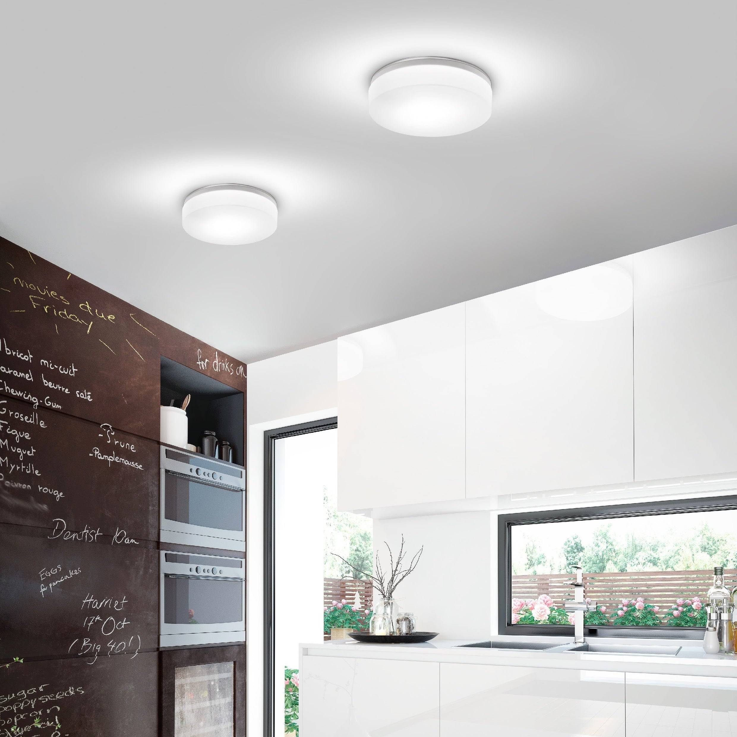 Drum Bayonet loft / væglampe Ai Lati - Ø40 + 25W LED + dæmpbar