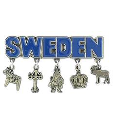 Kylskåpsmagnet Sweden hängen