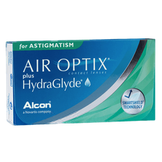 Air Optix Plus Hydraglyde Astigmatism 6-pack - VÄNSTER ÖGA