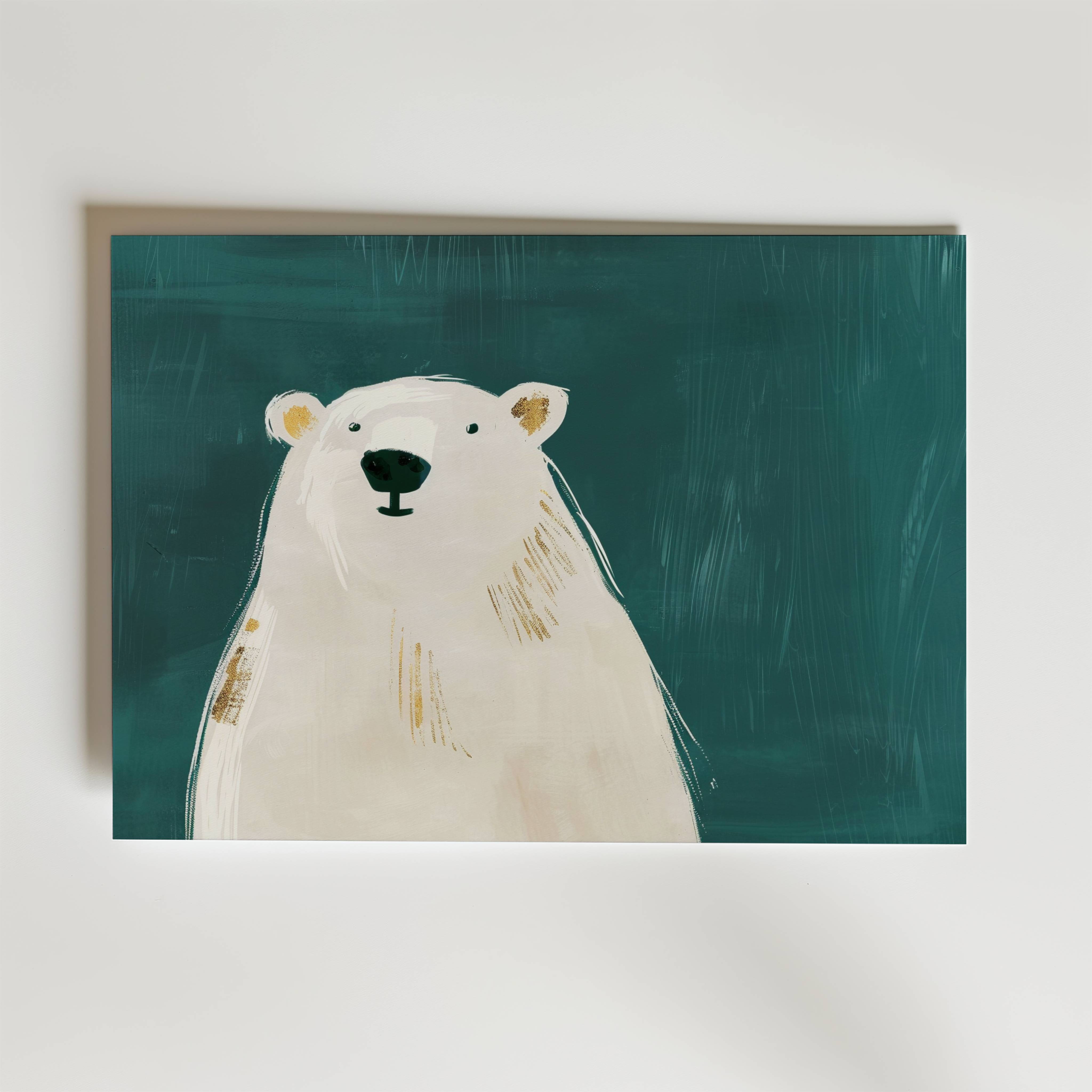 Polar Friend Poster - Premium Canvas 70x100 cm