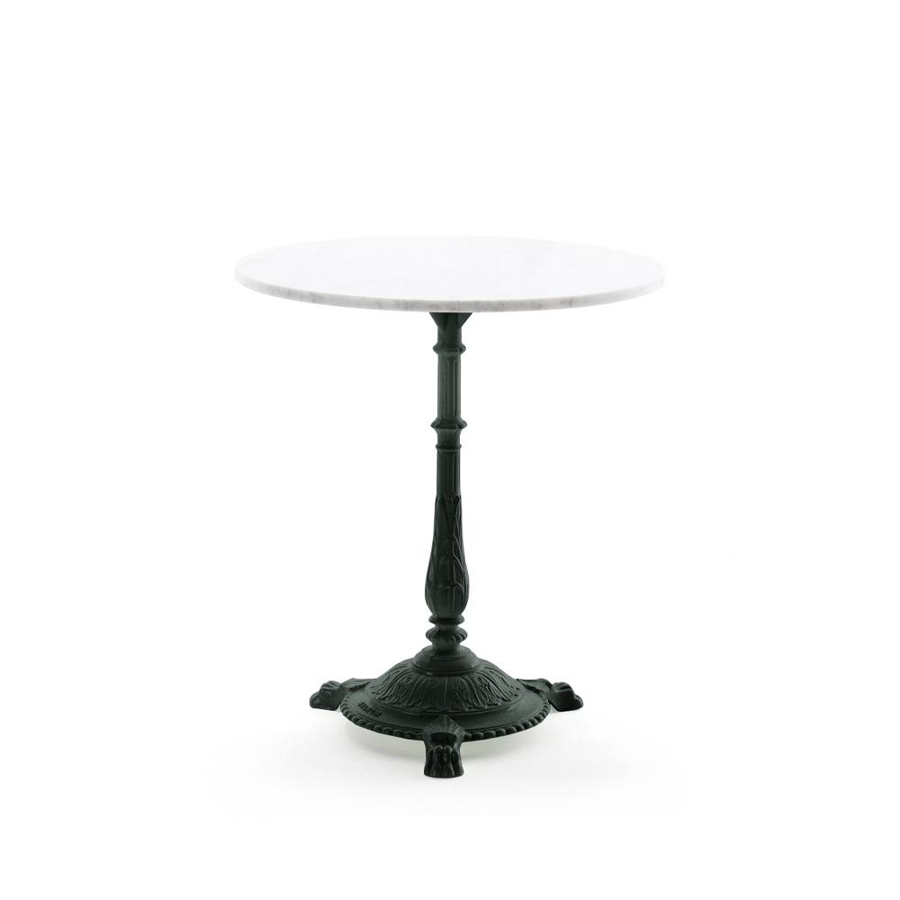 Byarums bruk Classic cafébord Marmor vit, svart stativ