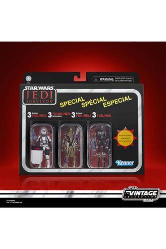 Star Wars Jedi: Survivor 3-Pack 2022 Special 10 cm