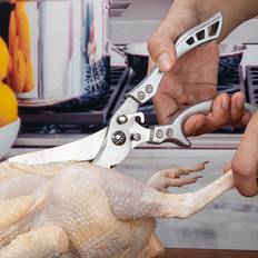 TEMU Kitchen Poultry Shears Multipurpose Steel Kitchen Shears Meat And Vegetable Grilling Scissors Chef Cooking Scissors Rv Kitchen Utensils
