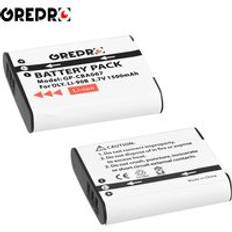 Li -90b li -92b batteri med laddare för olympus li 90b li92b tough tg -4 tg-6 tg-5 tg-2 tg-1 ihs sh -1 sh-2 sh-60 sh-50 ihs, sp -100 - 2x batterier