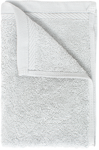 The One Towelling Økologisk Gæstehåndklæde 30X50 Cm - Silver Grey - 30x50 cm