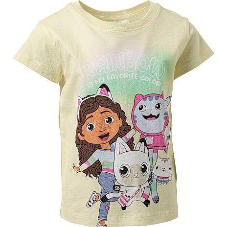 Gabbys Dukkehus T-shirt str. 122/128 - gul
