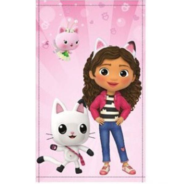 Gabbys Dockskåp Cat World handduk, ansiktshandduk 30x50 cm