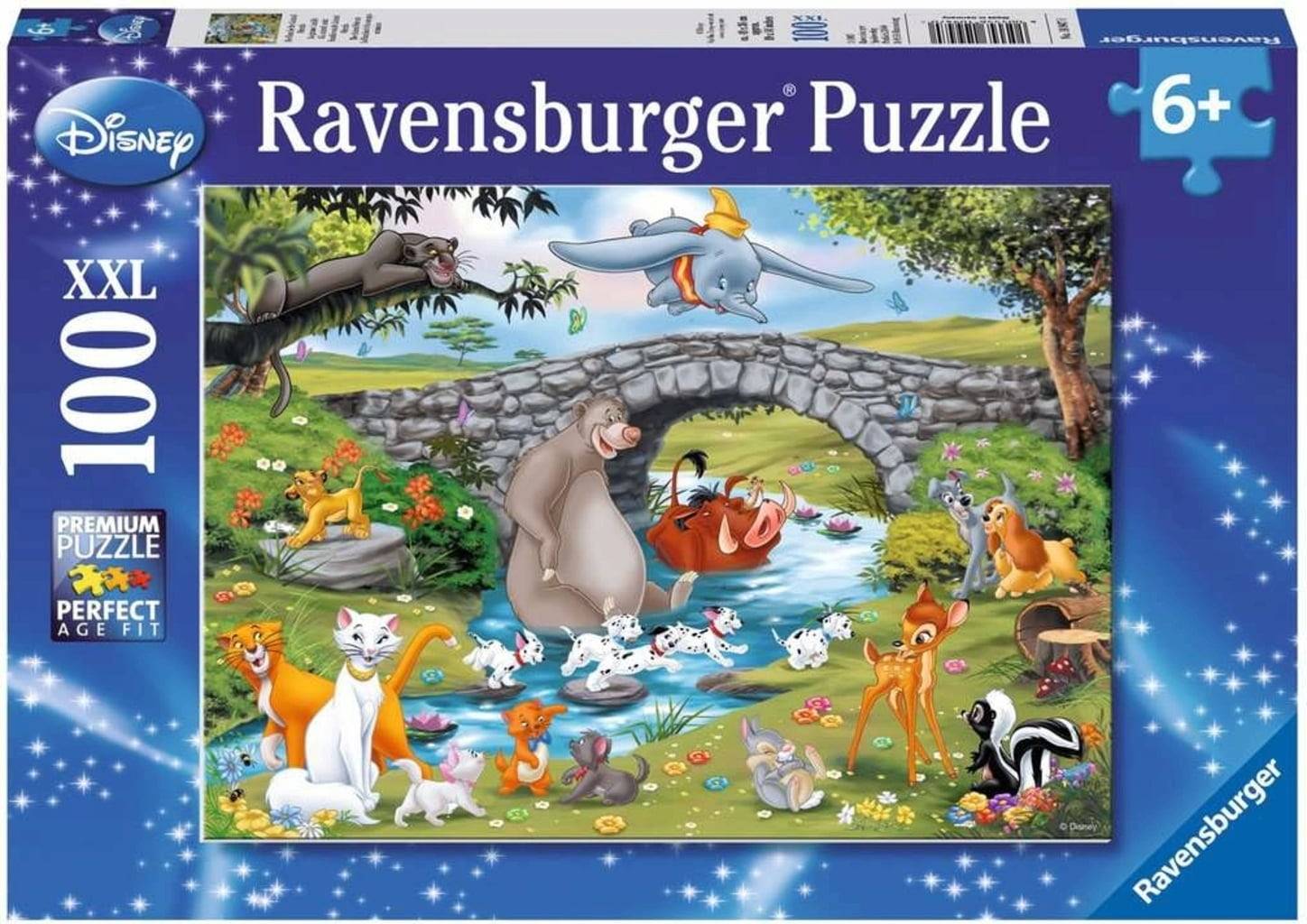 Ravensburger Pussel - Familjen Animal Friends, 100 XXL-bitar