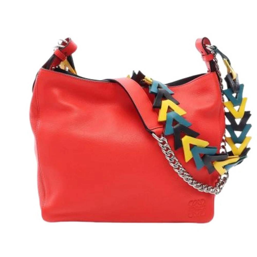 Loewe Pre-owned - Pre-owned Axelremsväska Vintage - Dam - ONE Size - Läder