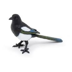 Papo vildtdyr rige magpie legetøjsfigur, 3 år eller derover, sort/hvid