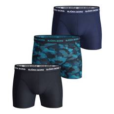 Björn Borg 6-pack Essential Shadeline Shorts - Navy/Blue - Large * Kampanj *