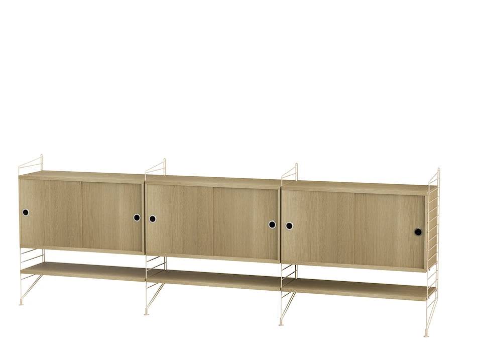 Reol, Living room F fra String Beige - eg - Jacobsen Plus