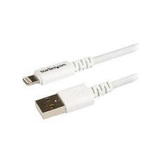 StarTech.com 3 m USB till Lightning-kabel - Lång iPhone/iPad/iPod-laddningskabel - Lightning till USB-kabel - Apple MFi-certifierad - Vit - Lightning-kabel - Lightning / USB - 3 m