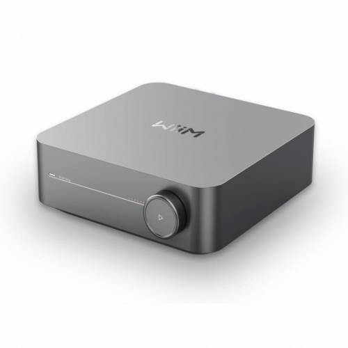 WiiM Amp streamingförstärkare med Chromecast & HDMI ARC, mörkgrå